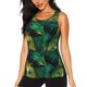 thumbnail image 1 of Balery Peacock Feathers2 Camiseta sin mangas estampada ligera para mujer, tops de entrenamiento sin mangas, camisetas de yoga transpirables de secado rápido.-Large, 1 of 7
