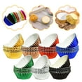 thumbnail image 5 of Aluminum Foil Baking Cups 100-Pack - Double-Layer Greaseproof Cupcake Liners, 5cm Base Heat-Resistant for Oven Fryer, Disposable Cake Molds for Party Wedding M0L0, 5 of 7