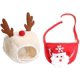 thumbnail image 3 of Christmas Pet Clothing Set, Dog Hat and Bibs Set Christmas Party S, 3 of 5
