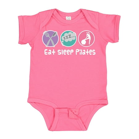 

Inktastic Eat Sleep Pilates Gift Baby Girl Bodysuit