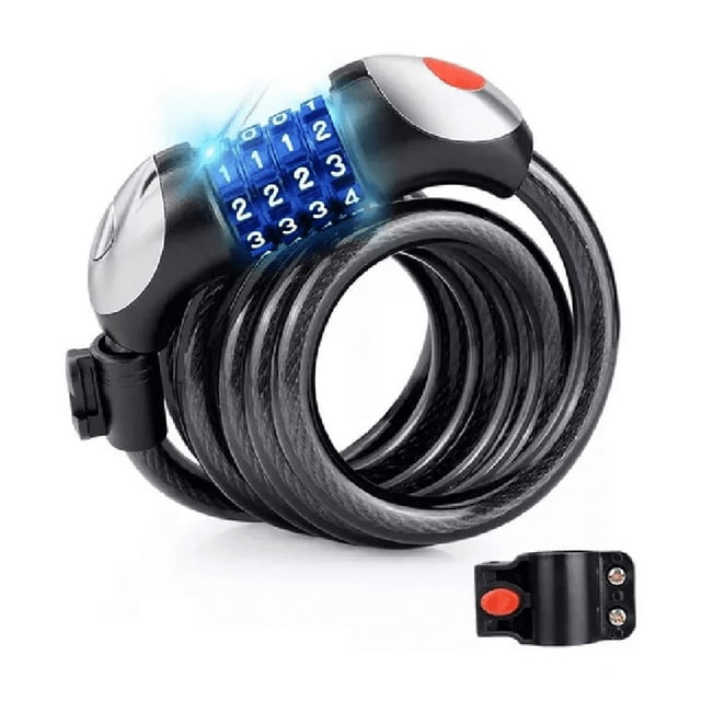 Candado De Cable Candado Cadena Seguridad Para Bici O Moto