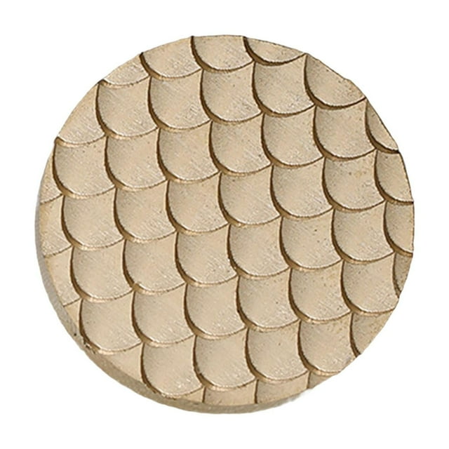 Cabezal de sello de cera, cabezal de sello de cera de sellado, cabezal de Sello de álbum de recortes en relieve de latón duradero, sin mango para Estilo A