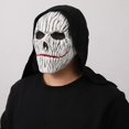 thumbnail image 2 of Face Cover Con Black Turban Halloween Props Demon Face Covering Para Halloween Carnival Masquerade Methold HA046568-02, 2 of 6