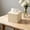 Beige, variant on Square Tissue Box Holder, Striped Cube Dispenser for Home Office Car, Multi-Purpose Paper Towel Caddy and Refillable Storage Box, 4.53 in