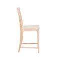 thumbnail image 5 of Linon Holdrege Counter Stools, 22.5" Seat Height, Set of 2, Unfinished, 5 of 14