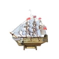 thumbnail image 2 of Wooden HMS Victory Model Ship Christmas Tree Ornament, 2 of 2