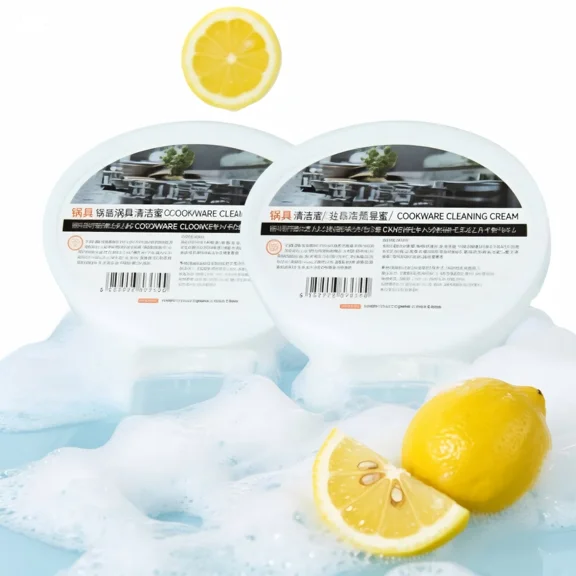 Multipurpose Cookware Cleaning Cream - 2 Packs Rust & Stain Remover for Pots, Pans, Stainless Steel & Kitchen Surfaces