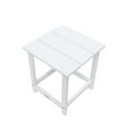 thumbnail image 3 of Vista 18" White HDPE Outdoor Side Table, 3 of 6