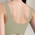 thumbnail image 3 of Gymayou Women Front Closure Seamless Minimizer Bra for Large Bust Padded Wireless Gathered Beauty Back Lingerie ront Snap Comfort Underwear Green S, 3 of 4