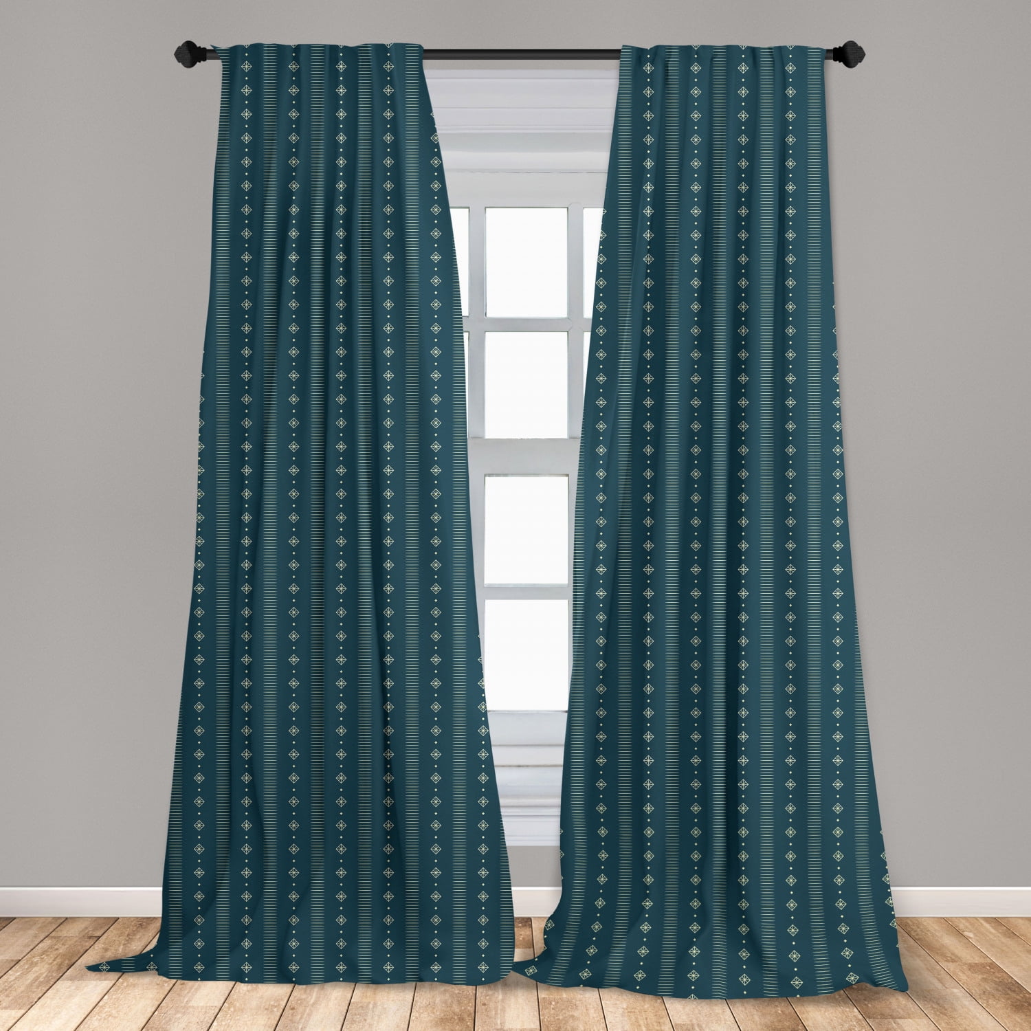 Teal And Yellow Curtains 2 Panels Set Teal And Yellow Curtains 2 Panels Set