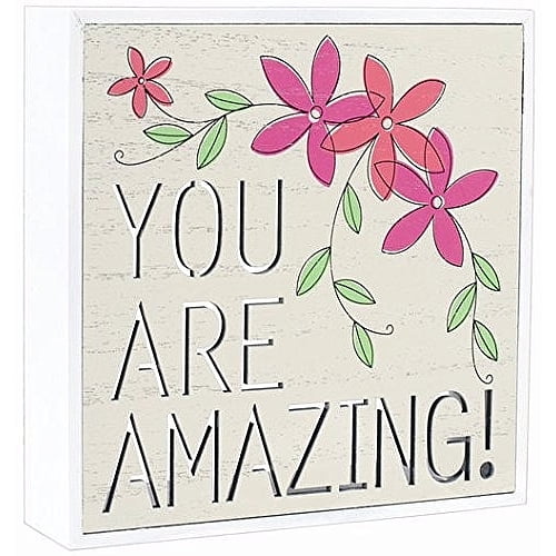 YOU ARE AMAZING Box Sign by Malden