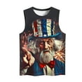 thumbnail image 5 of VerPetridure Womens American Flag Tank Tops Patriotic Shirts for Women 4th of July Tanks Top Loose Fit Summer Ring Tees Top, 5 of 5