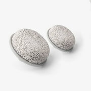 Set of 2 Replacement Pumice Stone Heads for Perfect Skin