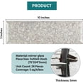 thumbnail image 3 of Peel and Stick Beveled Antique Mirror Glass Tile, 3x10 Inch Mirror Backsplash Subway Tiles for Kitchen Bathroom Wall 24 Pcs, 5 Sq.ft, 3 of 7