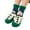 Green #EB02, variant on Inglocry Womens and Mens 3D Knit Animal Socks Home Sleeping Thick Fall Winter Warm Casual Funny Animal Hugging Socks Khaki 6.5 In