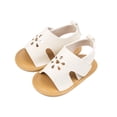 thumbnail image 2 of Zanarzt Infant Water Shoes Baby Boys Summer Sandals Outdoor Beach Anti-Slip Soft Sole Newborn Toddler First Walker Shoes Beige,US 4, 2 of 9