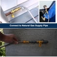 thumbnail image 2 of 3/8" ID Natural Gas Hose,24FT Natural Gas Quick Connect Hose For Generator, Patio Heater, Grill Griddle, And Outdoor Ng/Lp Propane Appliance, 2 of 7