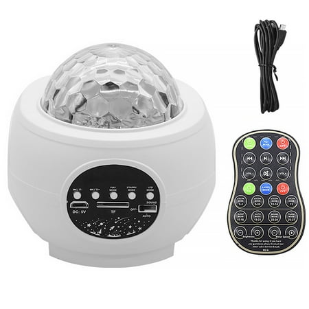 

Starry Projector Lamp LED Star Night Light Ocean Wave Bluetooth-compatible Speaker Colorful Projection Light