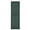 Green, variant on Perfect Shutters Premier Louver Exterior Decorative Shutter, Dark Gray - 15 x 43 in.