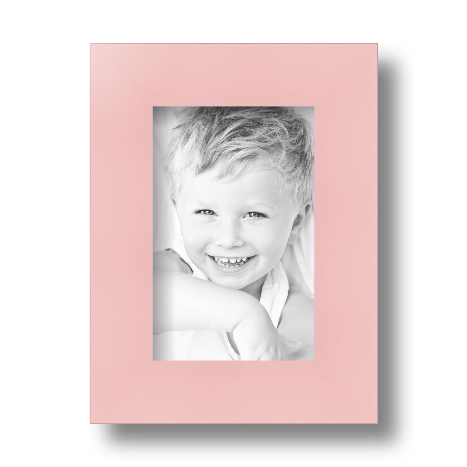 ArtToFrames 4x6 Inch Pink Picture Frame, This Pink Wood Poster Frame is