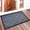 D23 30" x 18" Gray, variant on Heeneeso DM23 Entryway Rug Brown Rubber Outdoor, 30"x18"