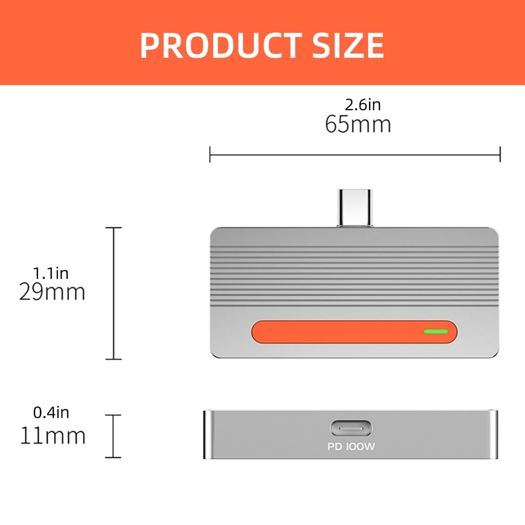 AOOOWER USB C 10Gbps M.2 NVMe SSDs 2230 Enclosure Adapter with Aluminum Case 4k/60hz