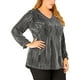 thumbnail image 2 of Top de fiesde talgrande pamujer Disco Metallic Sparkle Sequin Tops PlaXL, 2 of 6