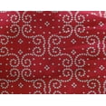 thumbnail image 4 of oneOone Georgette Viscose Red Fabric Swirl Bandhani Fabric For Sewing Printed Craft Fabric By The Yard 42 Inch Wide, 4 of 4