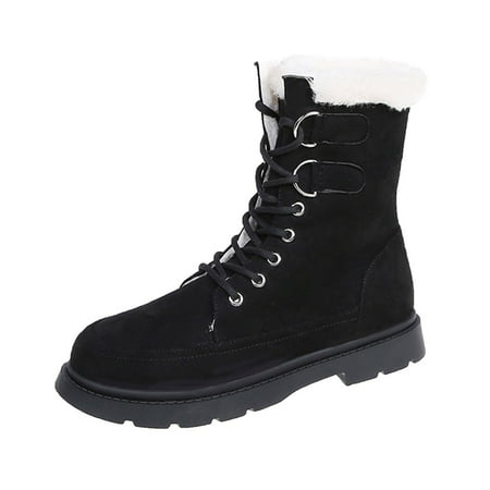 

fvwitlyh Hot Snow Flats Shoes for Women Fashion Autumn And Winter Women Snow Flats Shoes Flat Bottom Thick Bottom Non Snow And Rain Flats Shoes