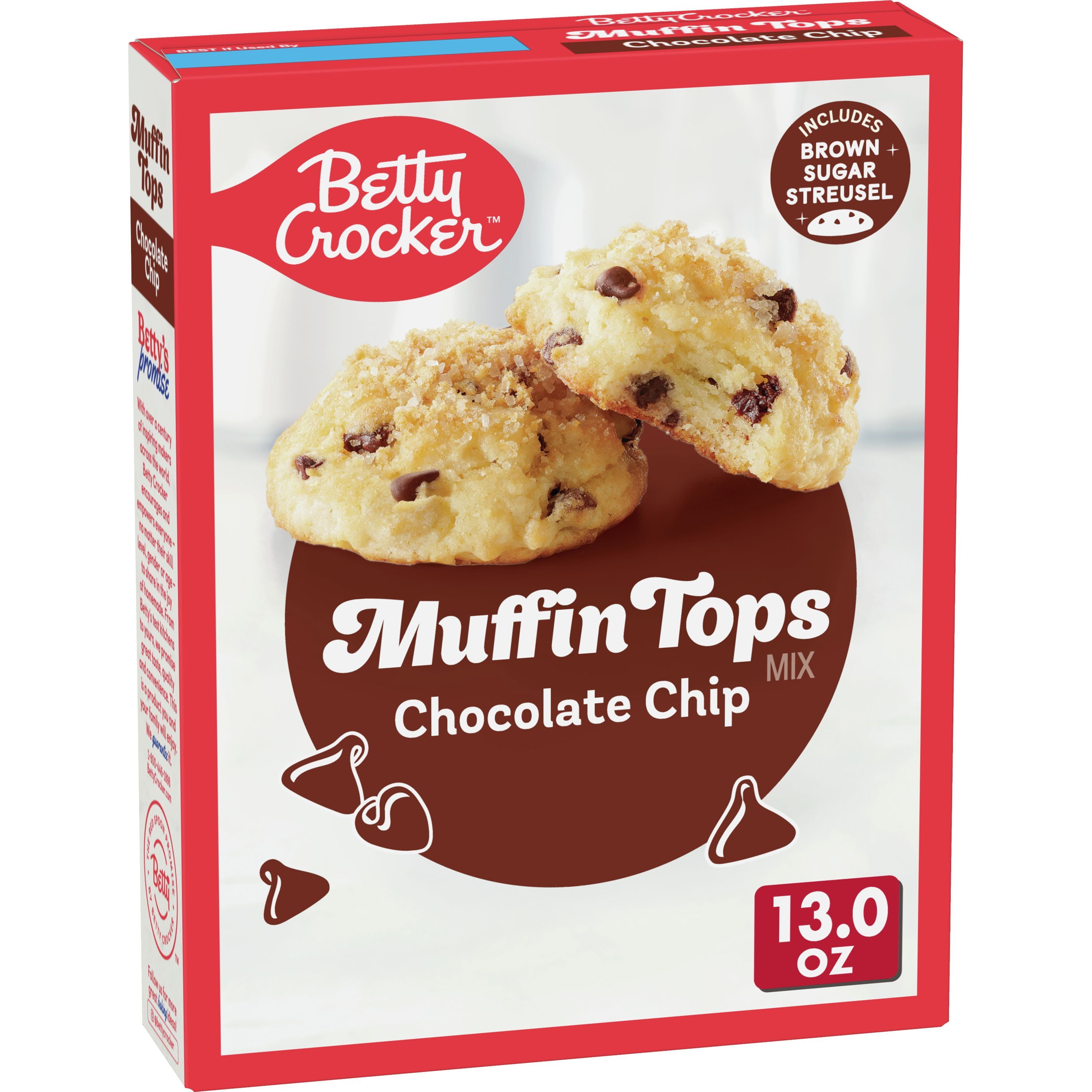 Betty Crocker Muffin Tops Mix, Chocolate Chip, 13 oz 