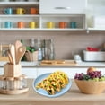 thumbnail image 3 of Innovative Silicone Divided Plate for Kids Non-Slip, Microwave & Dishwasher Safe, BPA-Free, Blue, 3 of 4