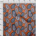 thumbnail image 3 of oneOone Georgette Viscose Orange Fabric Papaya Diy Clothing Quilting Fabric Print Fabric By Yard 42 Inch Wide, 3 of 6