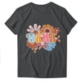 thumbnail image 1 of Blusas de Manga Corta para las Mujeres Divertido Impreso Cuello Redondo Tee, Vintage Humor Gráfico Blusas de Primavera para las Mujeres, 1 of 3