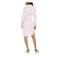 thumbnail image 2 of Tommy Hilfiger Womens Striped Belted Shirtdress, 2 of 4
