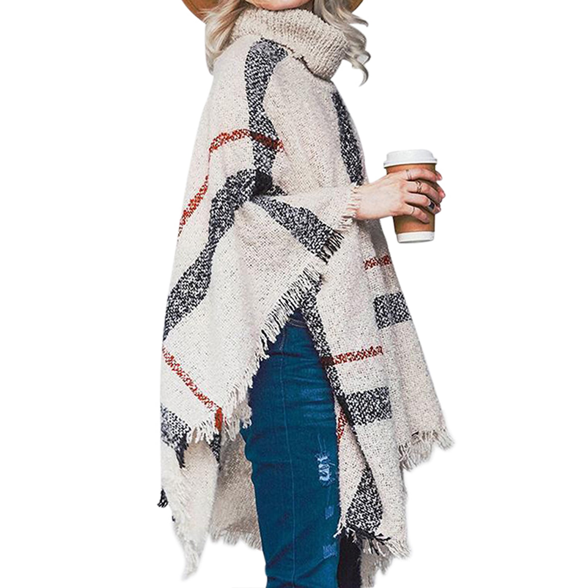 Batwing poncho sweater deals
