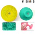thumbnail image 4 of KISMIS Silicone Scrub Pad Scrub Cup Makeup Brush Cleaner Scrub Silicone Suction Cup Cleaning Pad Beauty Tool Brush Blue, 4 of 5