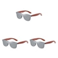 thumbnail image 3 of Decodeary Protection Bois Mode Lentille Colorée Options Monture Légère Argent 3 Ensembles, 3 of 6