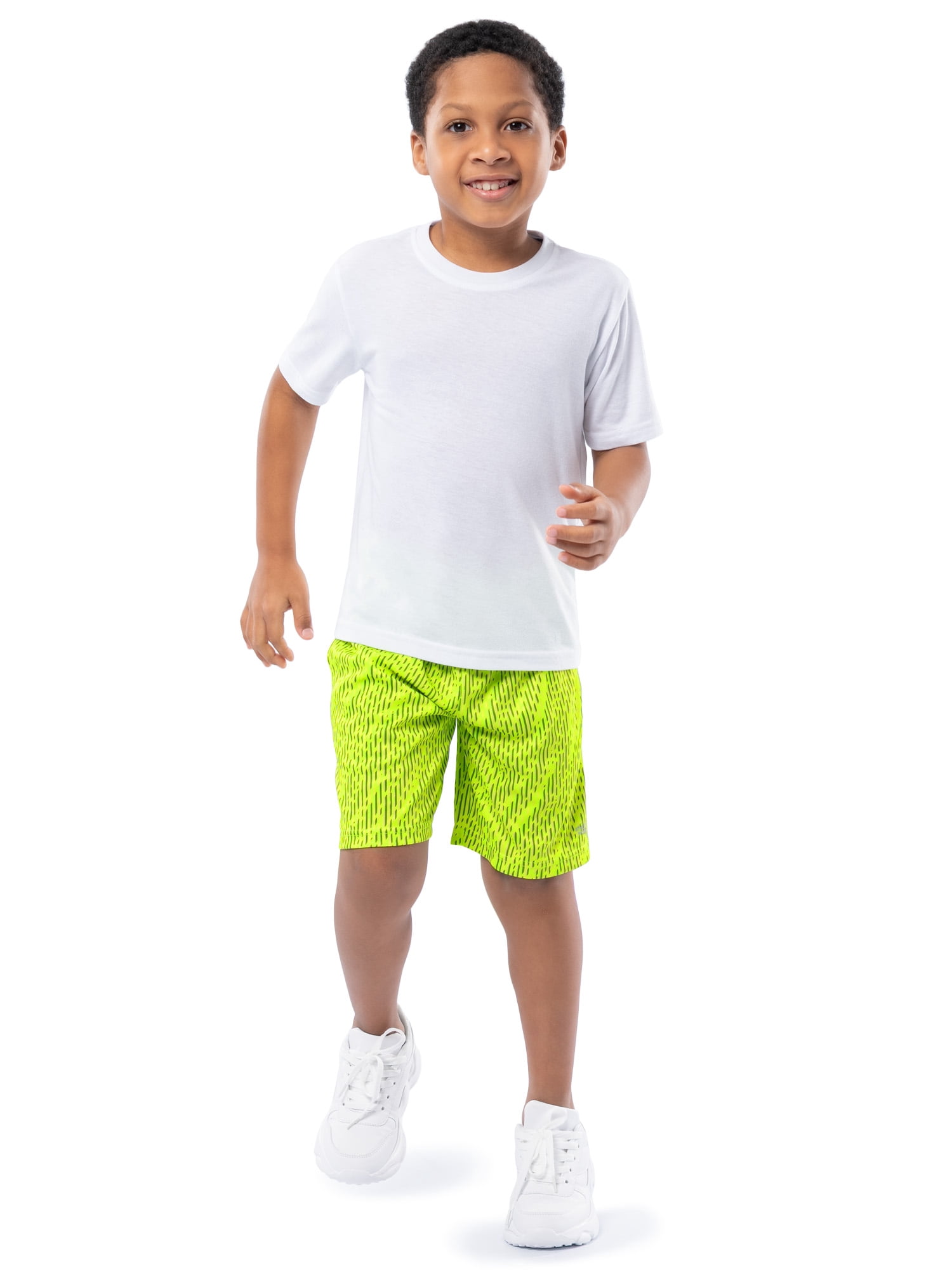 Athletic Works Boys Core Performance Shorts, 2-Pack, Sizes 4-18 & Husky