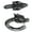 Silver, variant on Stylish Unisex Dragon Hoop Earrings Fashionable Punk Hip Hop Ear Rings Stainless Steel Earwear Fashion Party Accessory