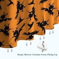 thumbnail image 6 of Halloween Witches on Brooms Pattern Shower Curtain 84"x72" ,Bathroom Decorative Shower Curtains Set with 12 Hooks,Modern Waterproof Washable Shower Curtain, 6 of 6