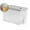 Gray, variant on VQPeo Large Capacity Fridge Kettle, Faucet Fruit Infuser Pitcher, Cold Drink Dispenser for Parties