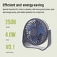 thumbnail image 5 of Ventilador de escritorio silencioso, recargable, para estudiantes, oficina, hogar, pequeño, portátil, mini ventilador USB, 5 of 7