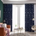 thumbnail image 2 of BUYISI Transform Your Space With Our Big Stars And Moon Shade Curtains For Living Room, 2 of 7