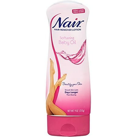 - Nair Hair Remover Lotion Softening Baby Oil Comforting Scent, 9.0 Oz