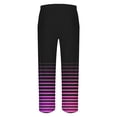 thumbnail image 5 of Eryao Vacation Deals Mens Track Suits 2 Piece Set Long Sleeve Crew Neck Pullover Matching Drawstring Jogger Pants Outfits Dressy Trendy Gradient Striped Sweatsuits 2025,Purple,S, 5 of 8