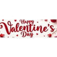 thumbnail image 4 of LUUFILx Valentine's Day Love Backdrop Cupid Heart Banner Wedding Party Decoration Celebration Photography Prop Romantic Background, 4 of 8