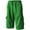 Kelly Green, variant on Ma Croix Men's Casual Loose Fit Fleece Cargo Sweat Shorts with Elastic Deawstring