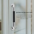 thumbnail image 3 of 2 Pack 16 Inch Stainless Steel Shower Grab Bar W/Anti Slip Rubber Grip Bath Grab Bar Wall Mount Safety Handrail Support, 3 of 5