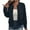 Navy, variant on Women's Lightweight Bomber Jackets Full Zip Up Long Sleeve Fall Spring Outerwear Blouse Zipper Cardigans (XL, Navy)