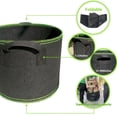 thumbnail image 4 of Breathable Non-Woven Fabric Plant Grow Bags with Self-Watering Feature and Handles Multiple Sizes for Gardening, 4 of 8